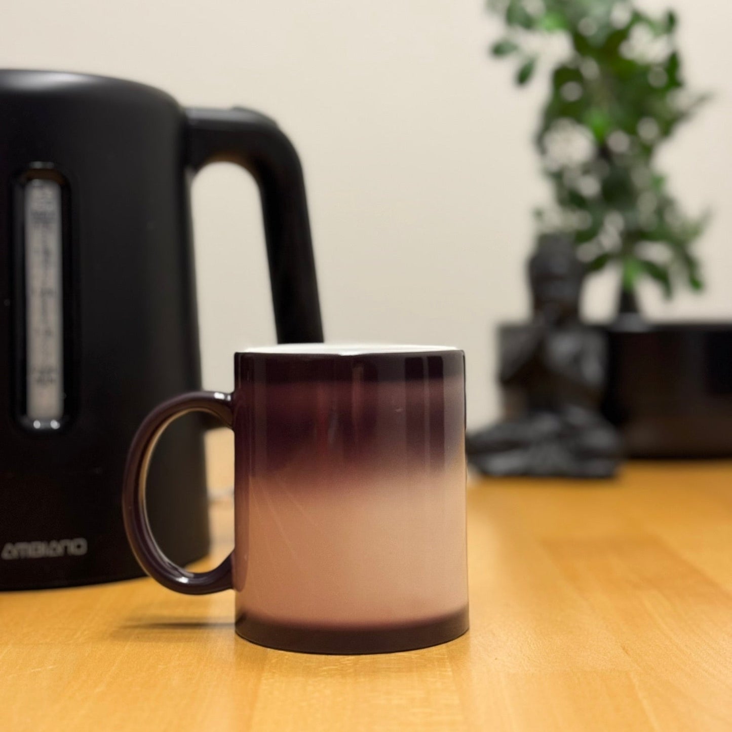 Tasse schwarz/weiss Thermo